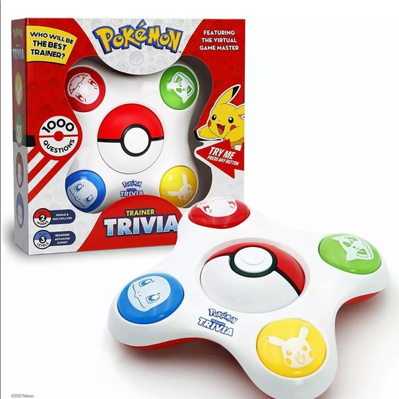 Pokemon Trainer Handheld Trivia Game Electronic 1000 Questions 2021 Poké… - Picture 1 of 10
